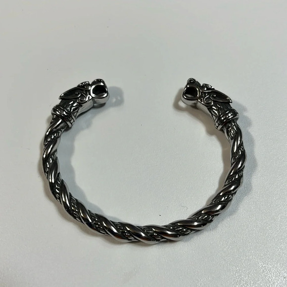 VIKING BANGLE BRACELET by Celtic Wolf Company - Picture 1 of 5
